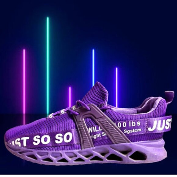 Womens SZ 11 Just So JointlyCreating Purple Running Shoes Sneakers - Picture 1 of 7